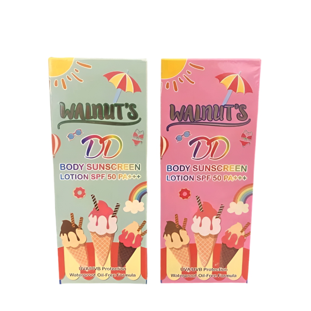 Walnut’s DD Body Sunscreen Lotion SPF 50 PA+++